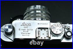 Leica IIIf RD/ST with Nikkor 5cm/2 Lens. Just Serviced /Tested