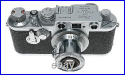 Leica IIIf camera Red Scale Elmar 3.5/50mm self timer boxed