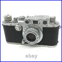 Leica IIIf from 1951 with Russian 50mm lens f3.5 #544332 parts repair or display