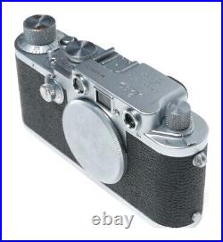 Leica IIIf rangefinder 35mm film 3f camera body with universal viewfinder cased