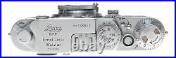 Leica IIIf red dial camera with Elmar 3.5/50mm lens great condition
