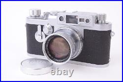 Leica IIIg Chrome #891962, Summicron 50mm f/2 Lens, EUC