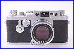 Leica IIIg Chrome #891962, Summicron 50mm f/2 Lens, EUC