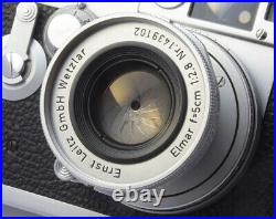Leica IIIg Rangefinder Camera with Elmar 2.8/50mm + ITOOY