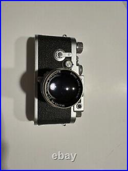 Leica IIIg camera with Summarit f=5cm 1.5 chrome coated lens 1.5/50 vintage film