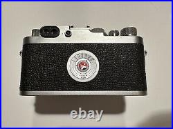 Leica IIIg camera with Summarit f=5cm 1.5 chrome coated lens 1.5/50 vintage film