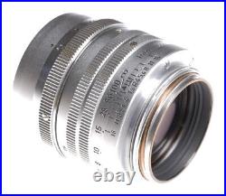 Leica IIIg camera with Summarit f=5cm 1.5 chrome coated lens 1.5/50 vintage film