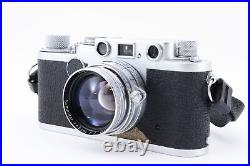 Leica IIf Rangefinder 1953 Vintage Film Camera with Zummitar 50mm f2 JAPAN