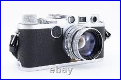 Leica IIf Rangefinder 1953 Vintage Film Camera with Zummitar 50mm f2 JAPAN