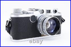 Leica IIf Rangefinder 1953 Vintage Film Camera with Zummitar 50mm f2 JAPAN C366
