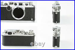 Leica IIf Red Dial Rangefinder 1953 & Rarity Elmar Red Scale With Adapter L090