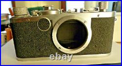 Leica Ic Camera Body with Sharkskin Covering and metal body cap