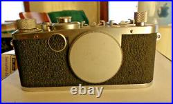 Leica Ic Camera Body with Sharkskin Covering and metal body cap