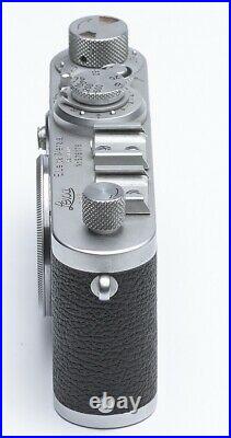 Leica If 35mm'1952' Red Dial Scarce Chrome M39 Screw Mount Camera Wo/ Lens