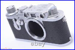 Leica Iiif St Red Dial 35mm 1955 M39 Works 100% Screw Mount Camera Wo/ Lens