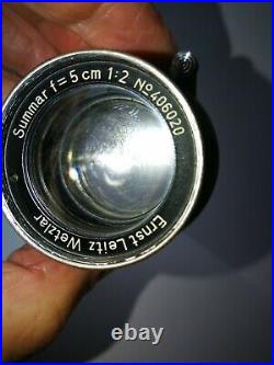 Leica LTM Summar 5CM 1937 number 406020
