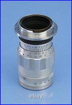 Leica Leitz 90mm Elmar F4 3 Element Elang-m Chrome Vintage 11830 M Lens. Nice