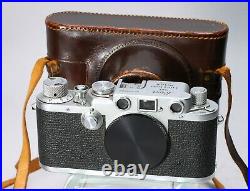 Leica Leitz Iiif Red Dial Rd Screw Mount Rangefinder Body #635668