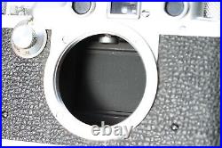 Leica Leitz Iiif Red Dial Rd Screw Mount Rangefinder Body #635668