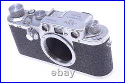 Leica Ltm IIIC 35mm Shark Skin Range Finder Camera'1949' M39 Screw Mount