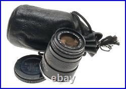Leica M-rokkor 14/90 Black M Mount Rangefinder Camera Lens Leitz Cap Case Clean