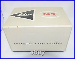 Leica M2 Box Only No Camera Vintage J1