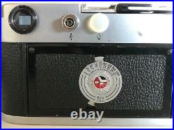 Leica M2 Rangefinder Camera Body with Body Cap and Strap Vintage