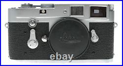 Leica M2 chrome 35mm rangefinder camera body with cap