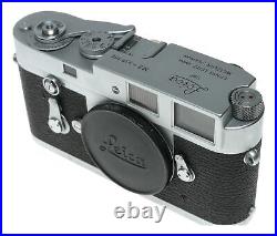 Leica M2 chrome 35mm rangefinder camera body with cap