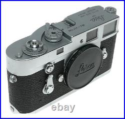 Leica M2 chrome 35mm rangefinder camera body with cap