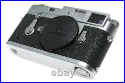 Leica M2 chrome 35mm rangefinder camera body with cap