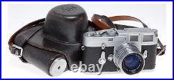 Leica M3 35mm Film RF Camera Hybrid Nikkor-H 12 f=5cm Serviced