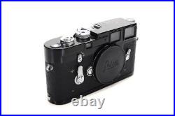 Leica M3 Black 1959 Professional Rangefinder Camera-Near Mint