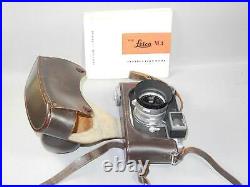 Leica M3 Chrome Camera & Leica 35/2 Summicron RF 8 element Withcase, hood, caps Nice