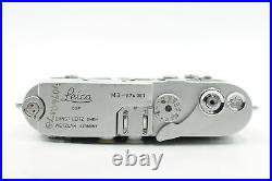 Leica M3 DS Rangefinder Film Camera Body Chrome (engraved) #081