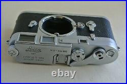 Leica M3 DS double stroke chrome camera body, all working