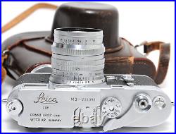 Leica M3 First Batch No. 700-390 of 1954. Y. Original vintage condition