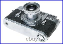 Leica M3 Just Serviced 35mm rangefinder film camera Elmar 2.8/50 cased set