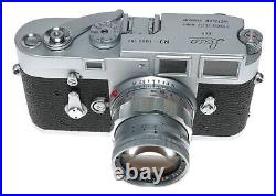 Leica M3 RF film camera Summicron 2/50mm vintage case filter caps box