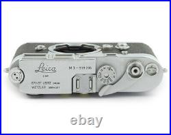 Leica M3 Rangefinder 35mm Film Camera Body Single Stroke