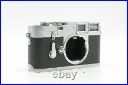 Leica M3 Single Stroke Rangefinder Camera Body withSelf Timer Chrome #719