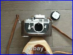 Leica M3 camera body with case and light meter