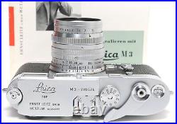 Leica M3 camera early version w. Summarit 1.5/5cm lens matching vintage makers