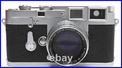 Leica M3 camera early version w. Summarit 1.5/5cm lens matching vintage makers