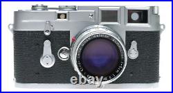 Leica M3 film camera with Summicron 2/50 prime lens Original L seal