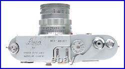 Leica M3 film camera with Summicron 2/50 prime lens Original L seal