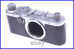 Leica M39 If Red Dial Chrome 35mm Camera Works 100% Serail #579715'1953