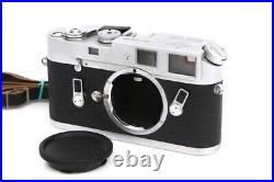 Leica M4 Body Silver Chrome Rangefinder Film Camera 35mm A3444-2E1