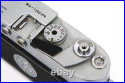 Leica M4 Body Silver Chrome Rangefinder Film Camera 35mm A3444-2E1