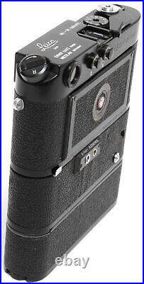 Leica M4-M Black Paint ca 1969. With New York Motor vintage original condition